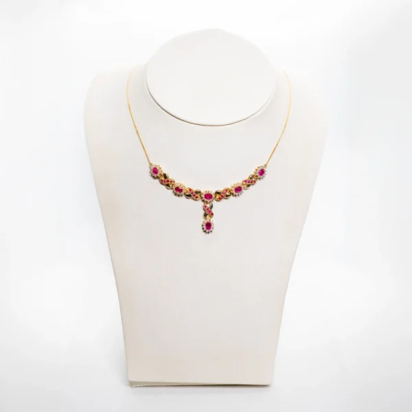 Ruby And Diamond Necklace